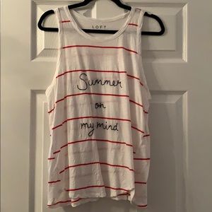 Loft Summer on my Mind tank top